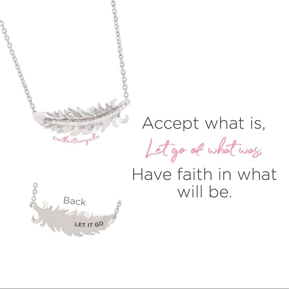 Feather “Let it Go” necklace